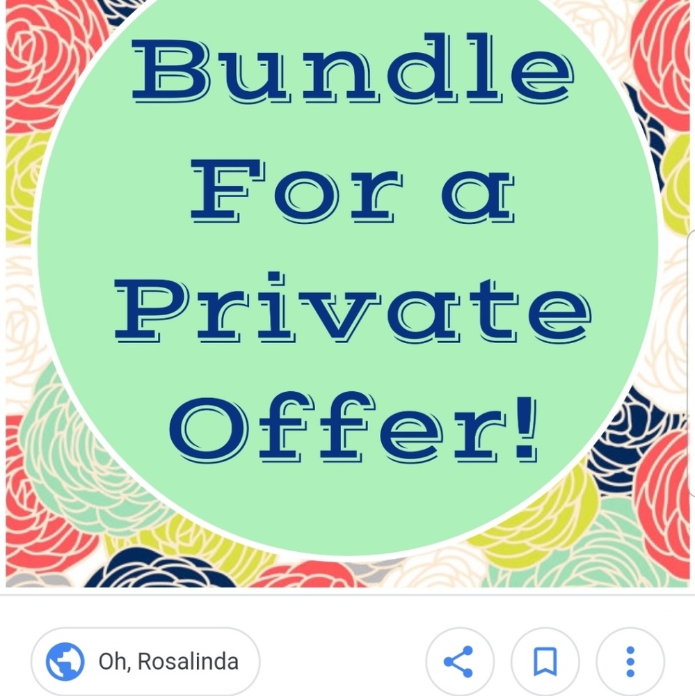 Bundle for a private offer